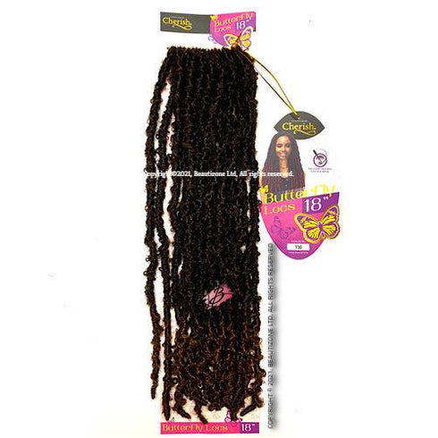 Cherish Bulk I Butterfly Locs l  Pre Looped l Crochet Hair l Faux Locs 12" - 18" Lengths